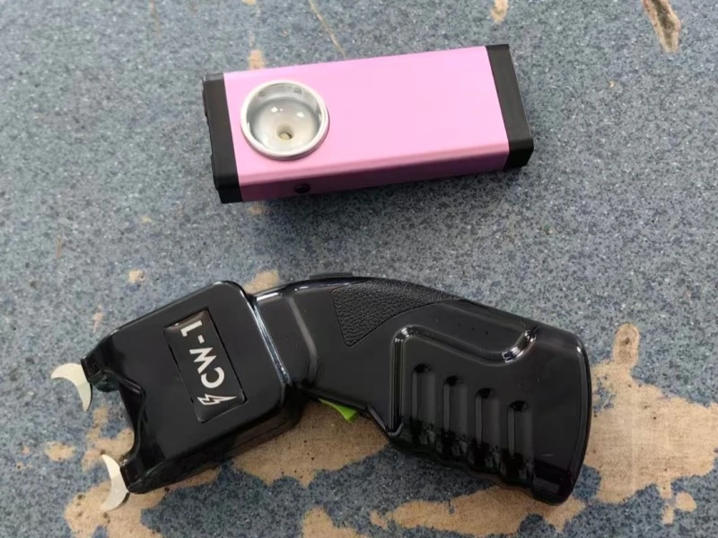 3-in-1 flashlight electric shock and spray device 3-in-1 flashlight electric shock and spray device