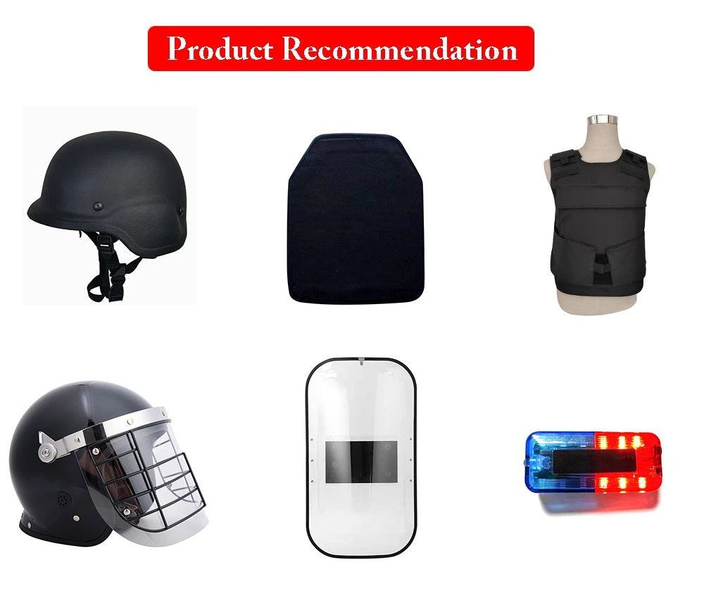 What are some common riot control equipment?