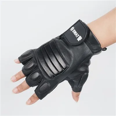 Leather Police Gloves
